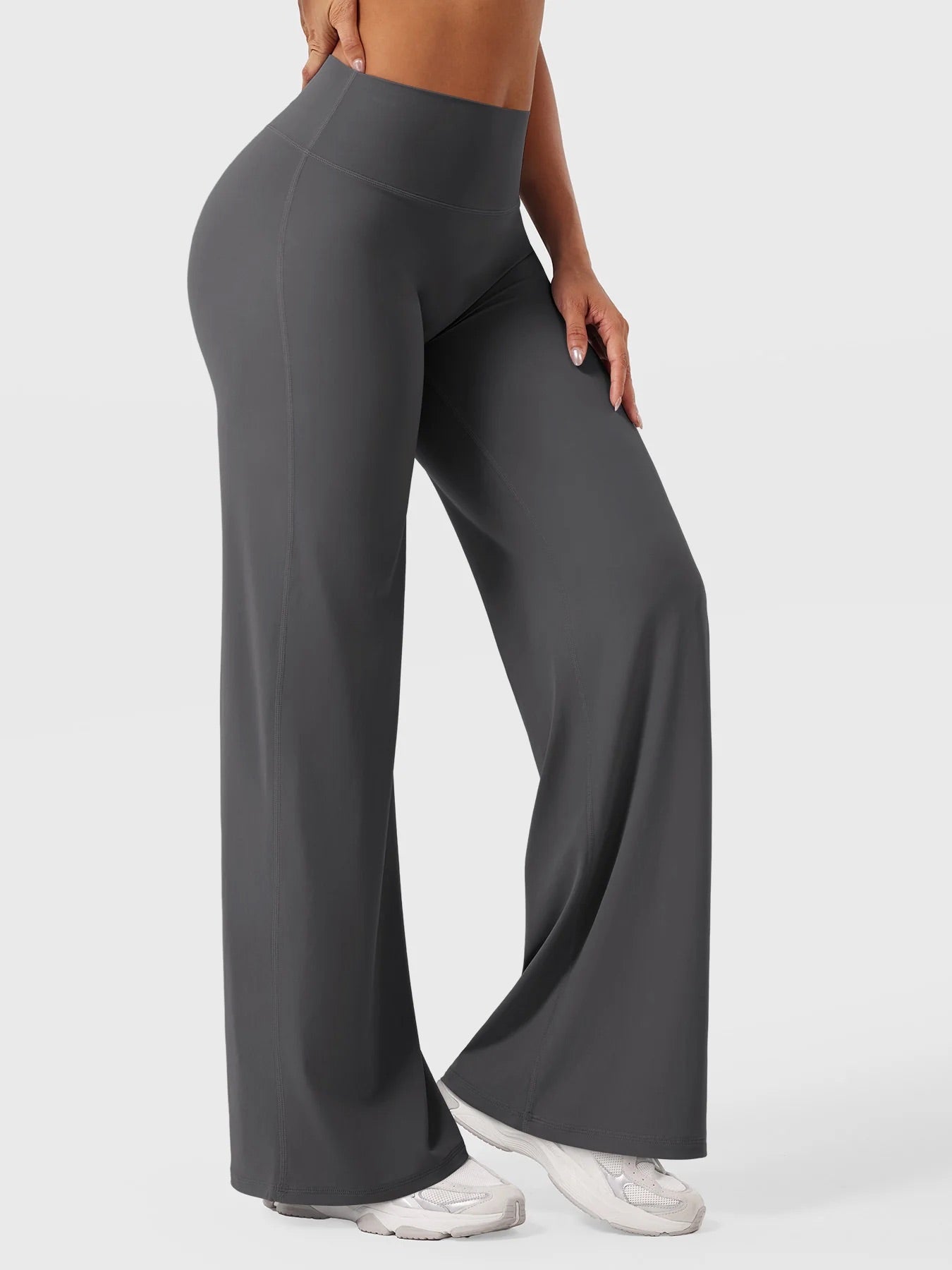 Acyliq High-waisted Straight Leggings