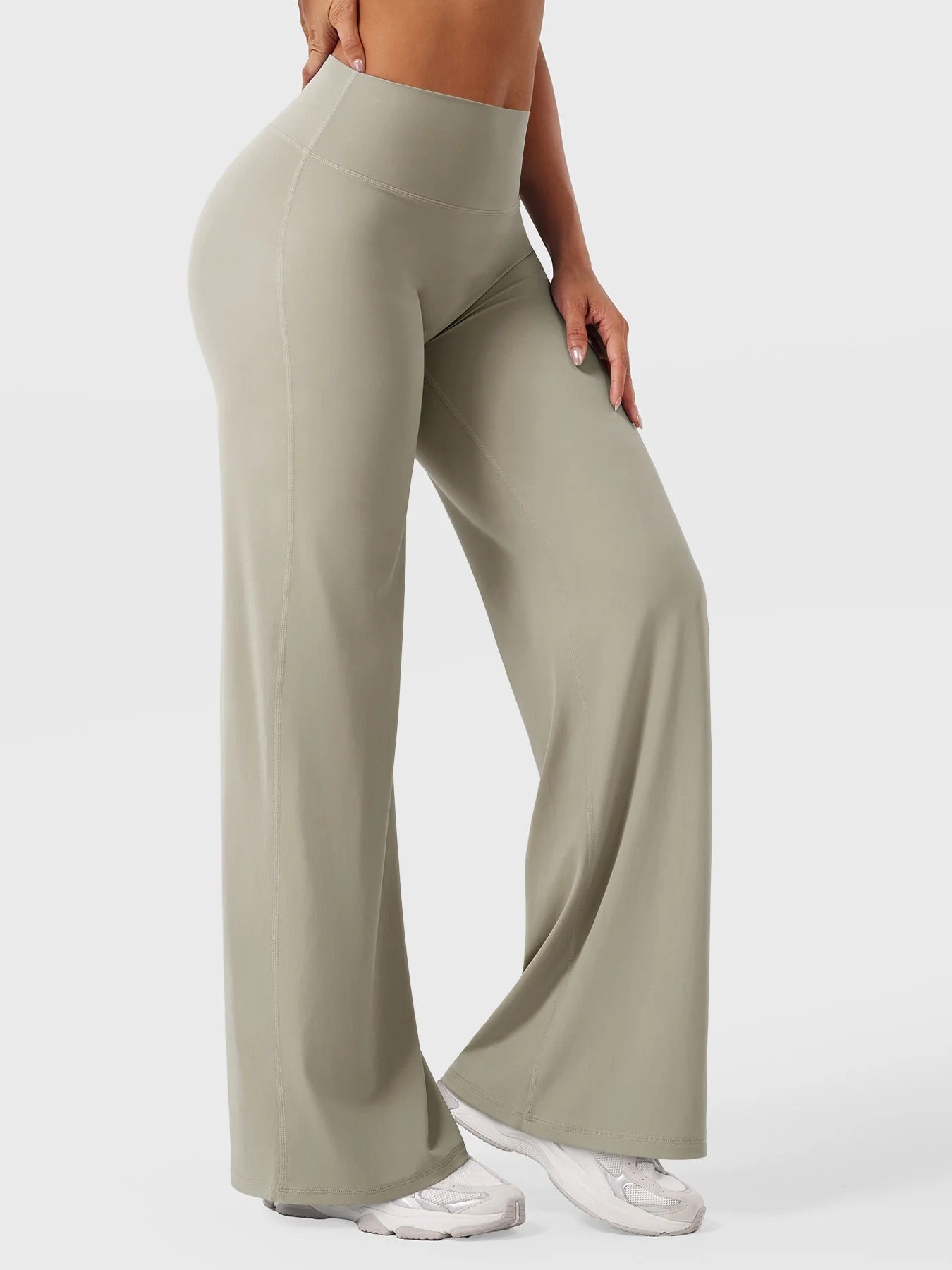 Acyliq High-waisted Straight Leggings